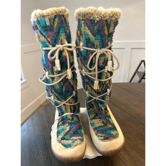 Colorful Patterned Winter Boots - Picture 7 of 7